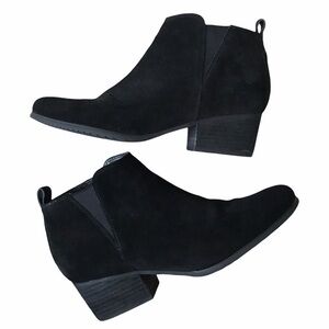 Blondo Ida Black Suede Waterproof Bootie